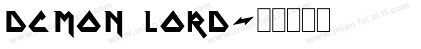 dcmon lord字体转换